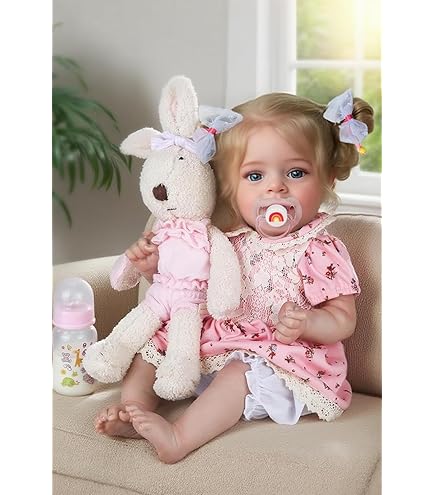 Amazon.com: COSHENG-24 Inch Lifelike Sue-Sue Toddler Reborn Baby