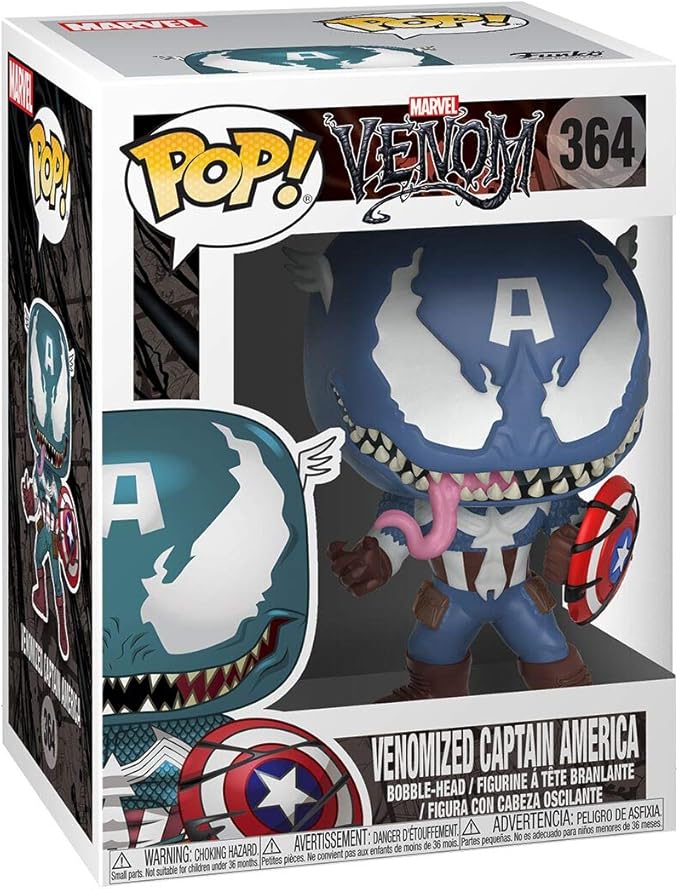 venomized captain america pop
