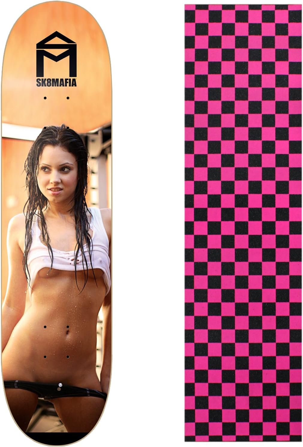  Skate Mafia Skateboard Deck Girls Series Wet 7.75 with Griptape