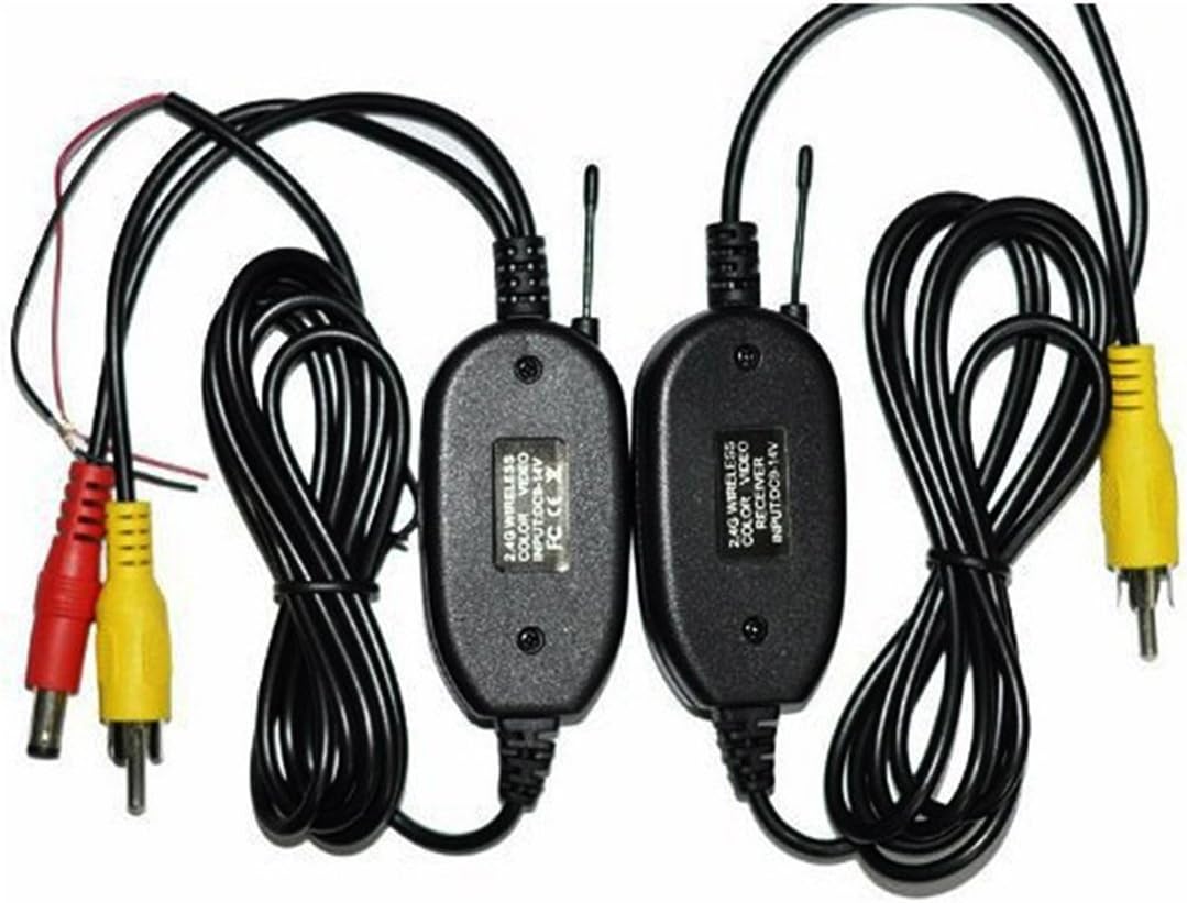 OBEST RCA 2.4G Wireless Video Receiver, Rear View Camera and Parking Aid Monitor Wireless Transmitter and Receiver - Image 3