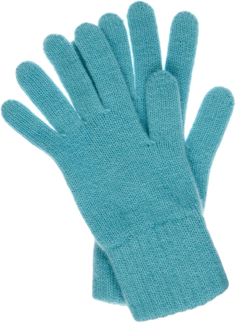Women's Cashmere Gloves made in Scotland (Aqua (2)) Amazon.co.uk Clothing