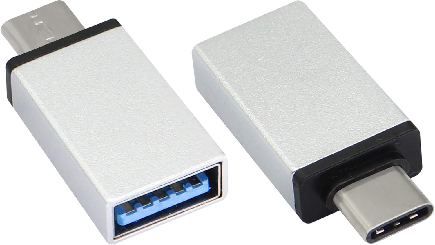 AAOTOKK Type C to USB 2.0 Adapter Aluminum Type C Male to USB A 2.0 Female Converter
