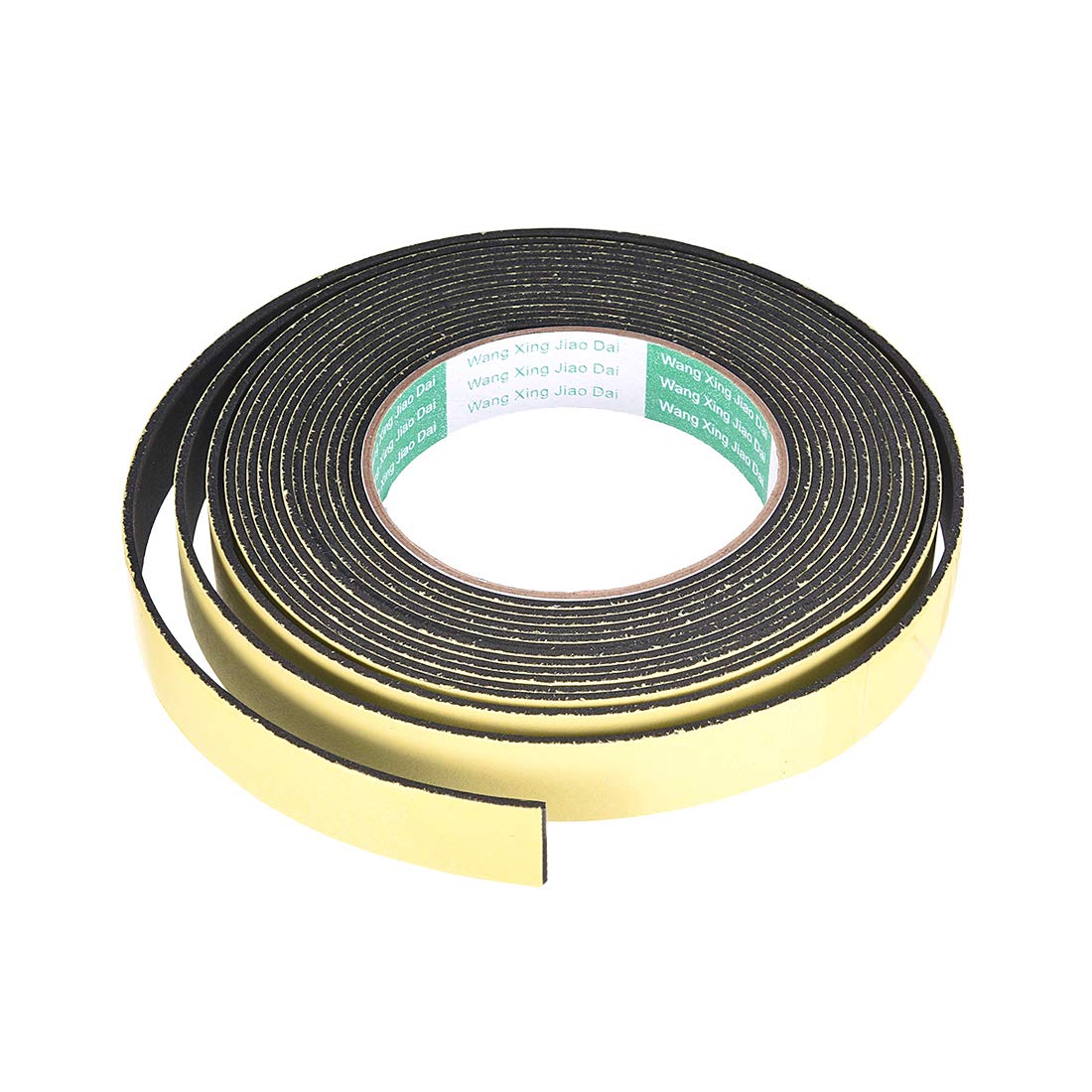sourcing map Sealing Foam Tape 20mm Wide 2mm Thick 5m/16.4ft Long, Self Adhesive Weather Strip for Window Door Insulation