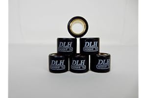 DLH RACING PERFORMANCE VARIATOR ROLLER WEIGHTS (16 X 13) FOR 50cc - 100cc QMB139 MOTORS GY6 STORE (7 GRAM)