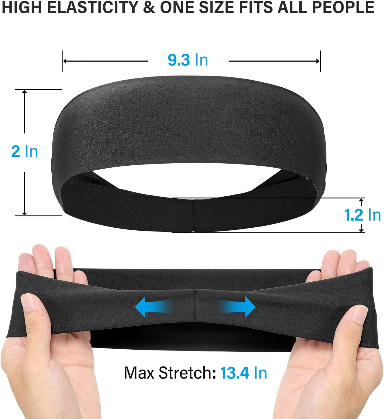 BF BAFLY Headbands for Men Sweat Band & Mens Headbands Sport for Running, Cycling, Yoga, Basketball and Workout Lightweight Breathable Sweatbands : Sports & Outdoors