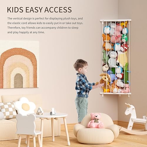 Stuffed Animal Storage Toy Organizer(Patented) Corner Stuffed