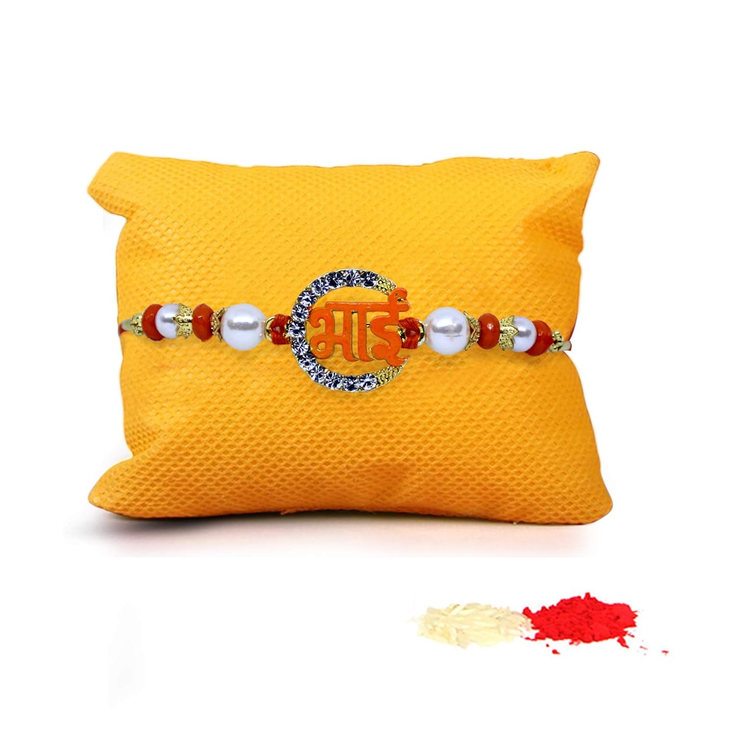 tiedribbons&reg; rakhi for brother with roli chawal pack (ganesh rakhi)