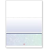 DocuGard Blue/Green Premier Prismatic Bottom High Security Check Paper - QuickBooks &amp; Laser/Inkjet Printer Compatible - 13 Security Features - 500 Blank Business Checks (04537)