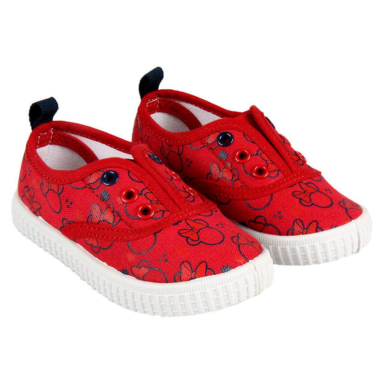 Scarpe e borse Taglie da 22 a 27 Senza Lacci Rosse Elastiche Scarpe di Tela  Bambina Disney Minnie Mouse urban-earth.co.uk
