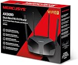 MERCUSYS MR80X Dual Band WiFi 6 Router AX3000 4 High Gain Antennas view 9