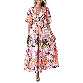 Sissyaki Women's Floral Maxi Dress 2026 Summer Spring Wedding Guest Dress