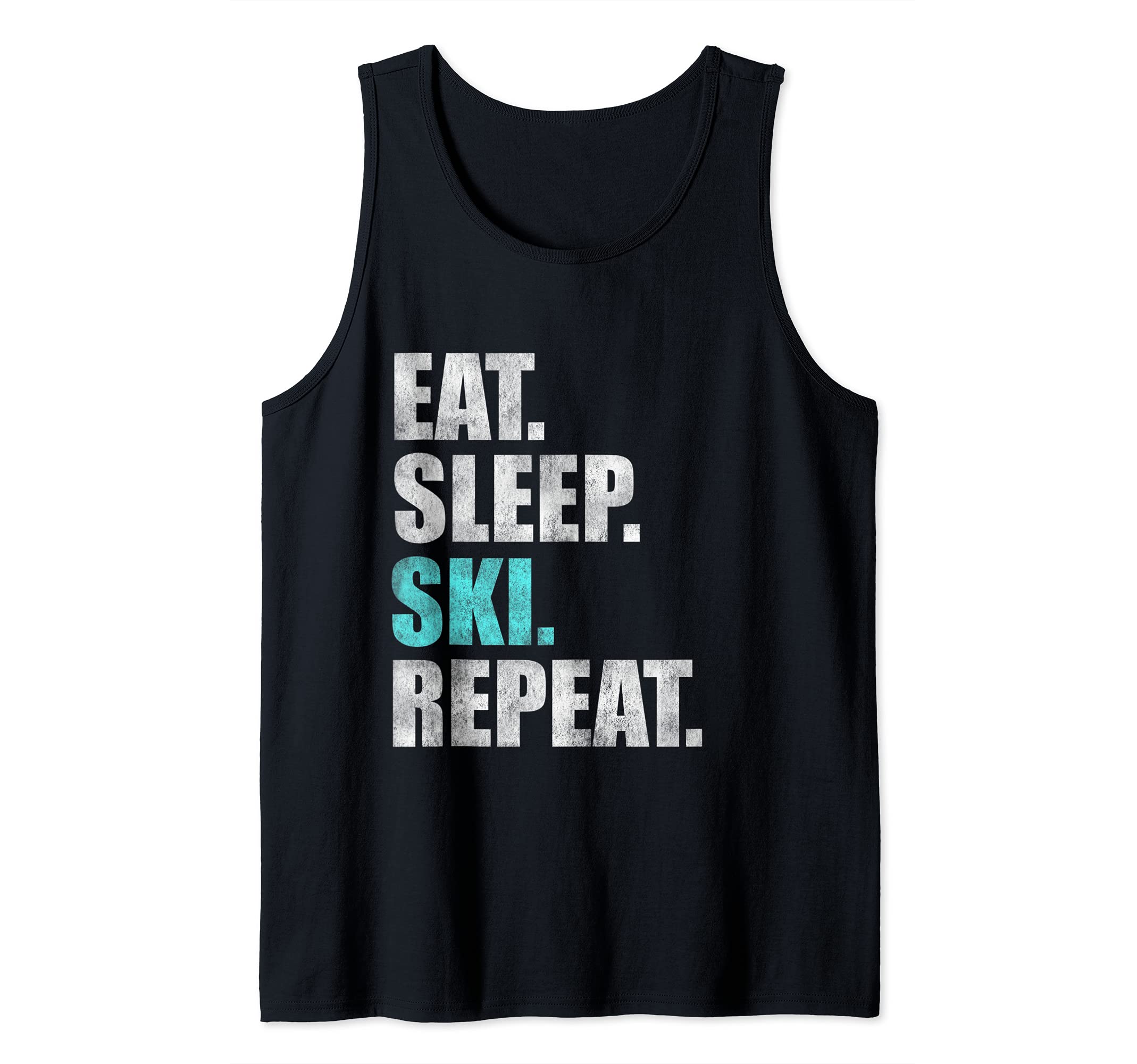 Eat Sleep Ski Repeat Tank Top