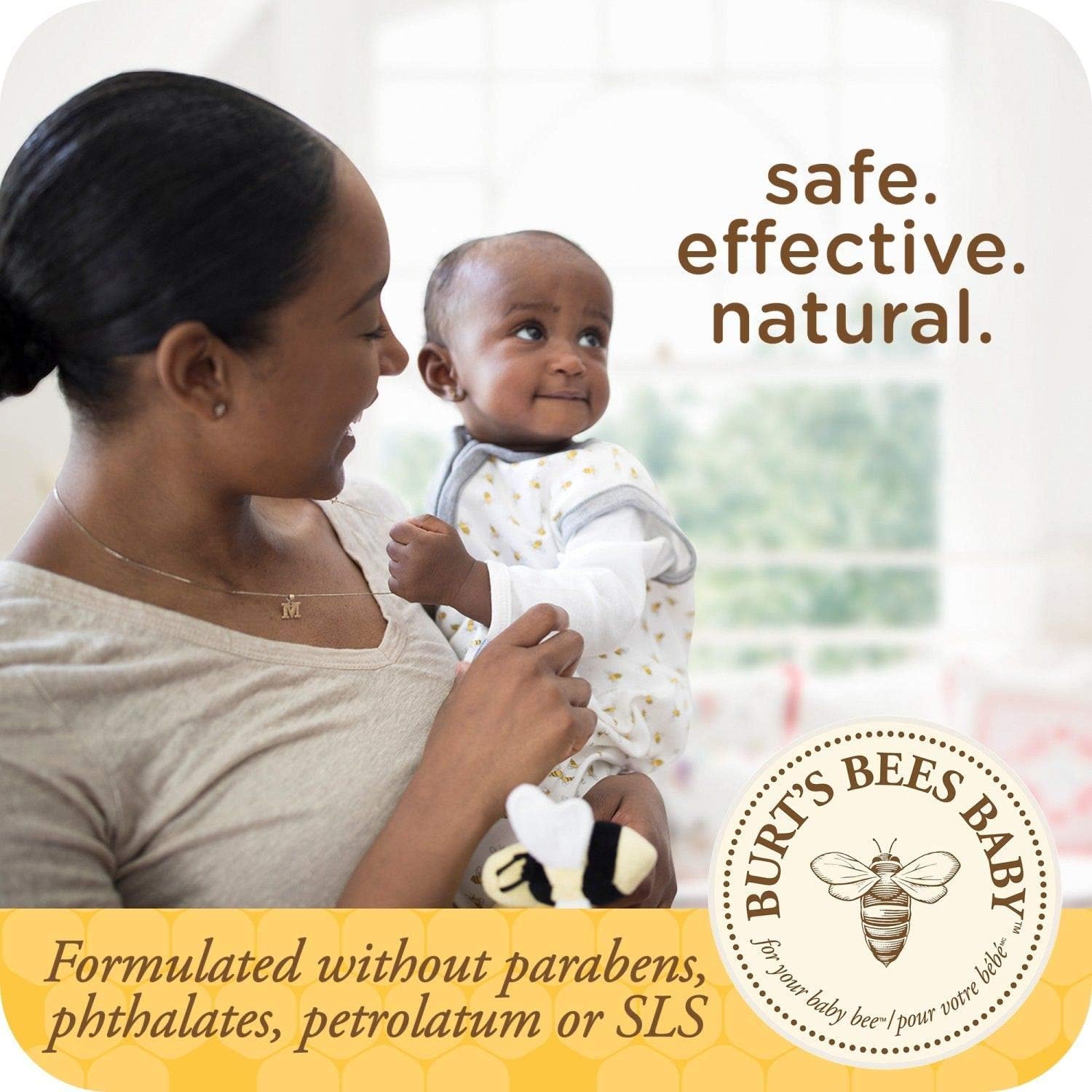 Burt's Bees Baby Bee Fragrance Free Shampoo and Body Wash, 21 oz, 1-2 Months - Image 4