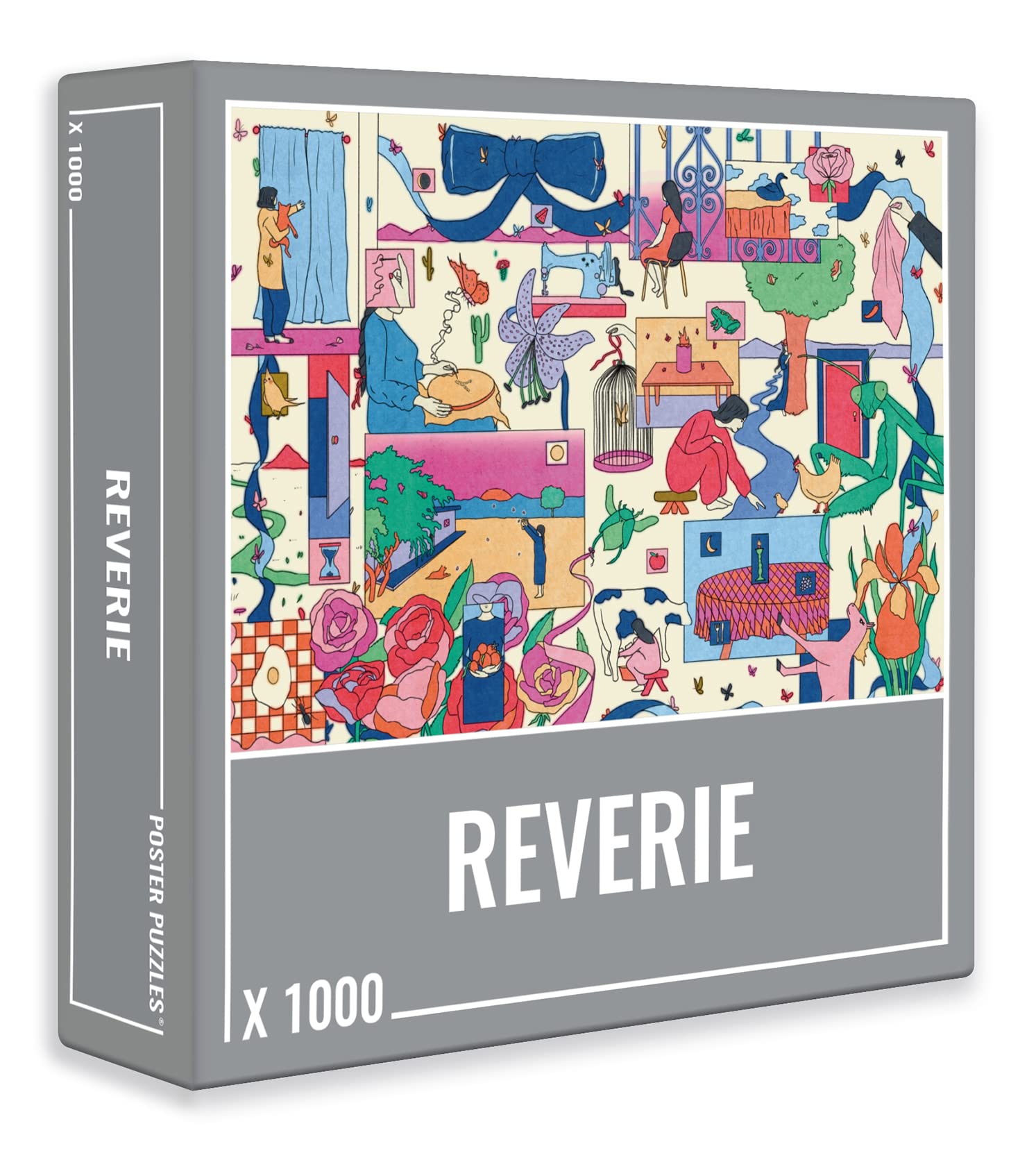 Cloudberries Reverie Puzzle, 1000 Piece Jigsaw Puzzles, Modern Flower Puzzle with Free Poster, Flower Jigsaws 1000 Pieces for Adults — image 1