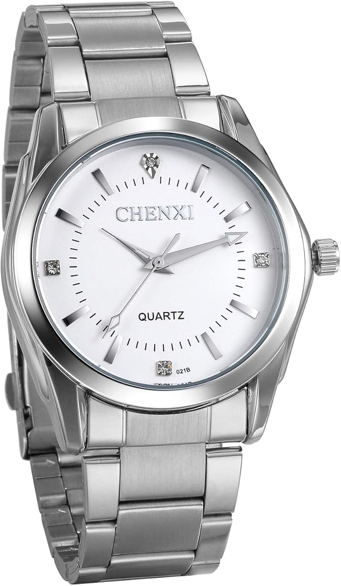 Amazon ｊｅｗｅｌｒｙｗｅ 腕時計 メンズ ブランド 人気 メンズ ウォッチ ステンレス 夜光 アナログ 日本製クオーツ 3atm防水 ファッション Watch For Men 誕生日 記念日 クリスマス バレンタインデー プレゼント シルバー メンズ腕時計 腕時計 通販