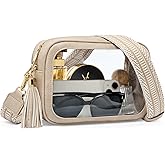 Unilily Clear Bag for Stadium Events, Clear Purse Stadium Approved Crossbody Bag for Concerts Sports Festivals Events Women