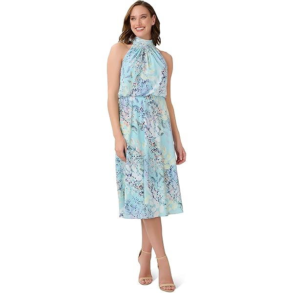 sachin and babi light blue dress Chiffon Bridesmaid Dresses & Gowns