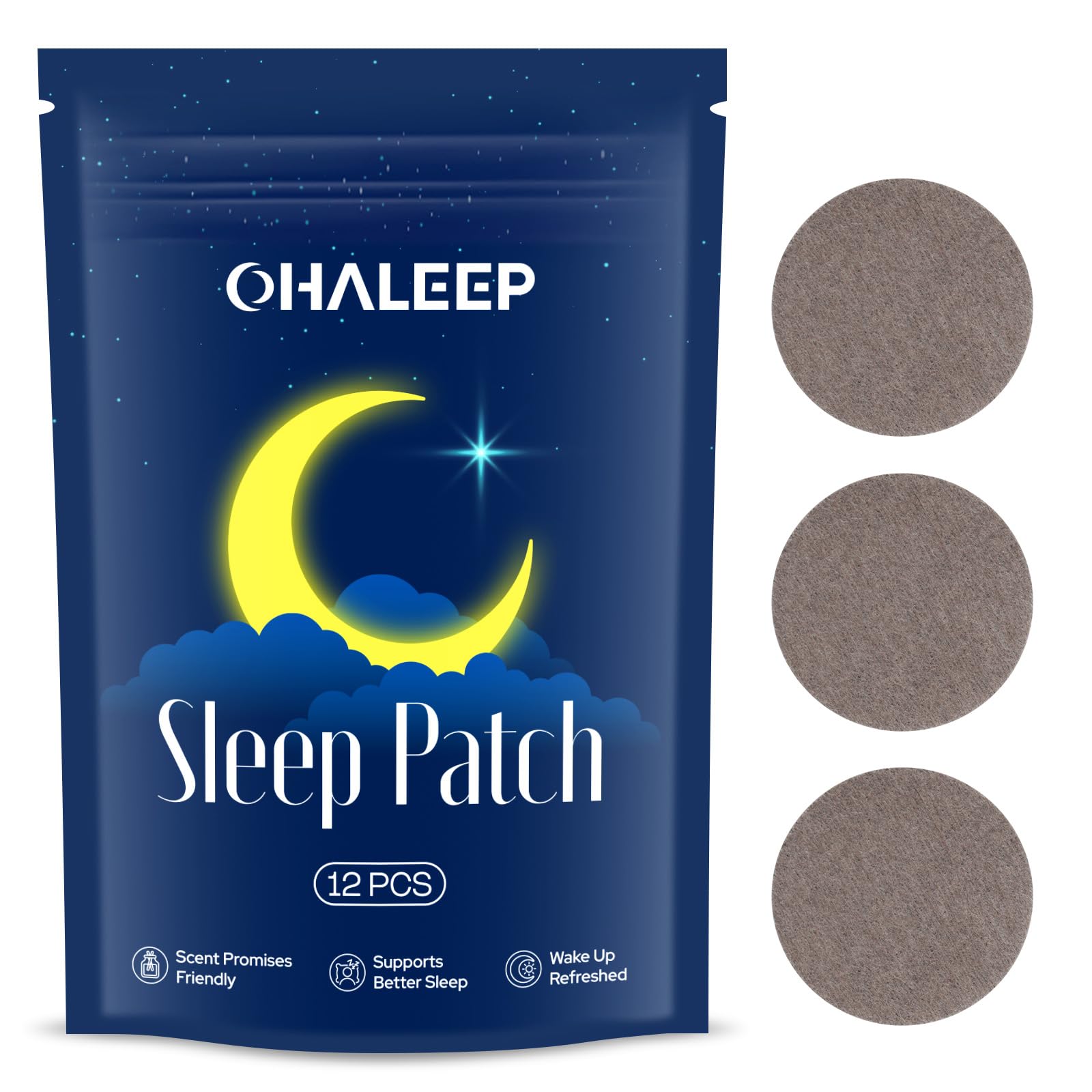 Photo 1 of ***FACTORY SEALED***OHALEEP Sleep Patch Portable and Comfortable, Sleep Patches for Adults Extra Strength Wake Up Refreshed, 12 Patches