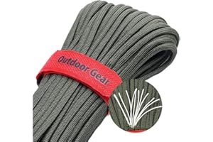KOKKOYA 50ft 100ft 550 Paracord Rope,11 Strand Nylon Type IV Paracord Survival Parachute Cord 5/32 Inch Paracord 550 - Genuine Mil Spec Used by The US Military,Survival Cord