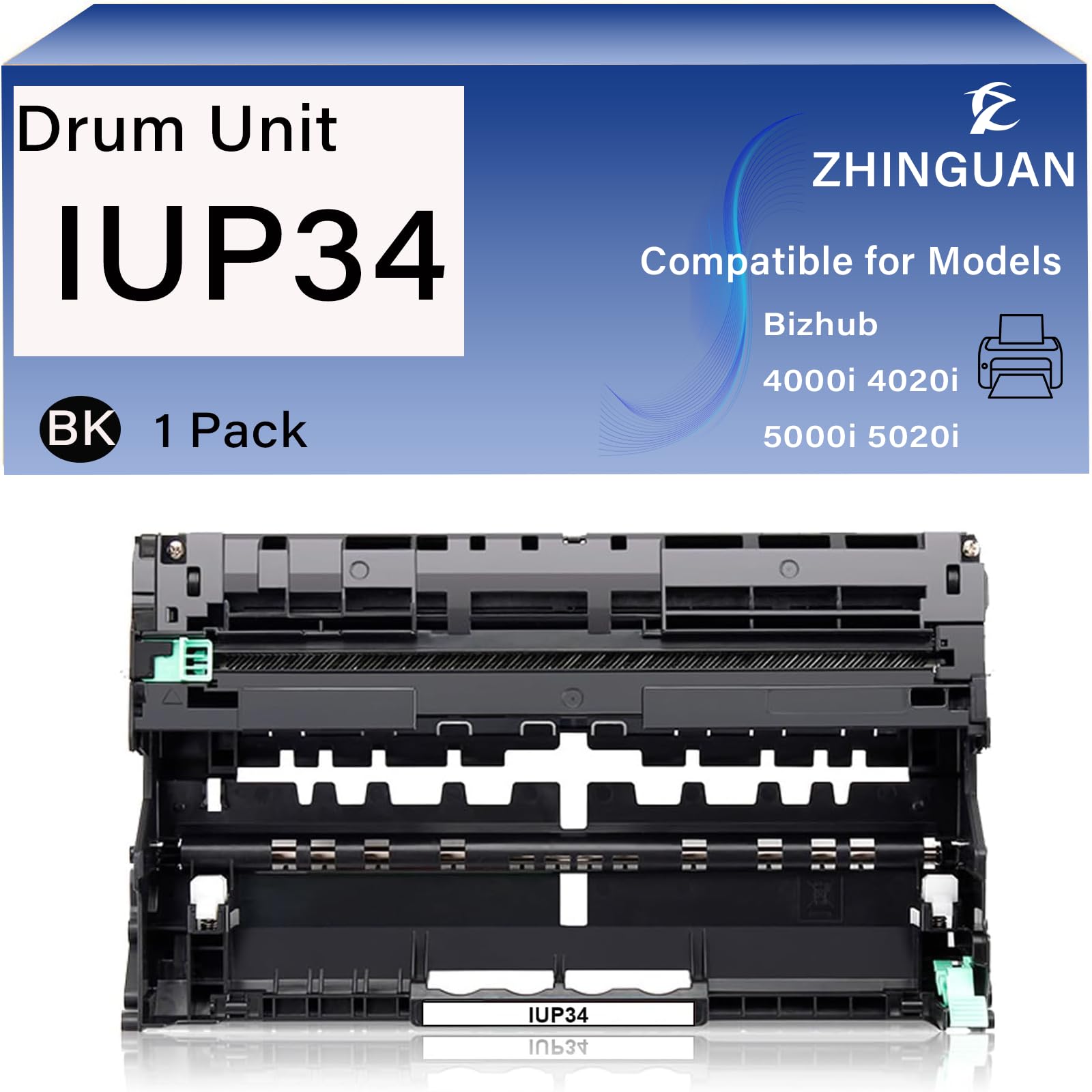 Photo 1 of ZHINGUAN IUP-34 IUP34 IUP-37 IUP37 (ACEY01D) Imaging Drum Unit Work for Konica Minolta Bizhub 4000i 4020i 5000i 5020i (Not Toner)