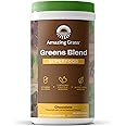 Amazing Grass Greens Blend Superfood: Super Greens Powder with Spirulina, Chlorella, Beet Root Powder, Digestive Enzymes, Pre