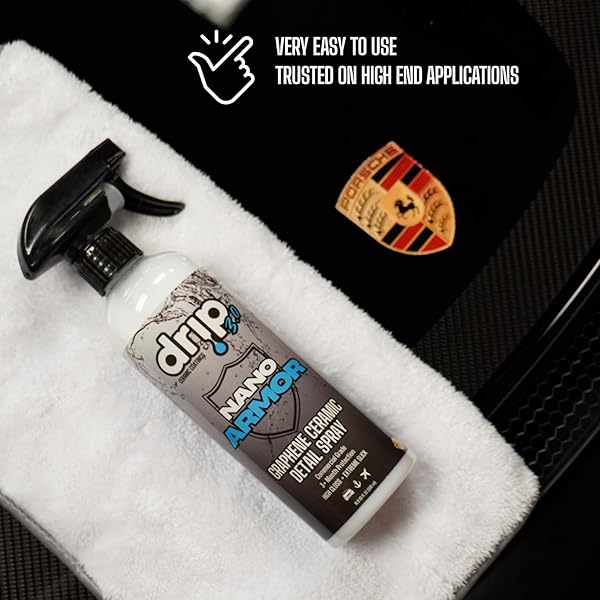 DRIP GRAPHENE CERAMIC DETAIL SPRAY KIT – AUTO, MARINE, AIRCRAFT, RV – PROTECT AND SHINE