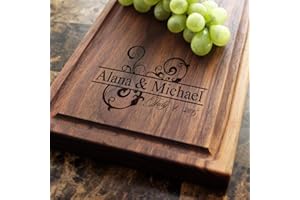 Straga Handmade Cheeseboard Personalized Artistic Swirl Design #206-Wedding & Anniversary Gift for Couples-Housewarming & New