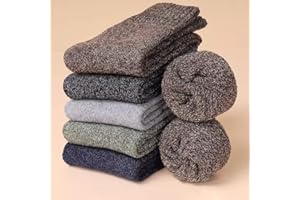 1Pair Men Warm Winter Socks Soft Crew Towel Sock Cotton Against Cold Stockings