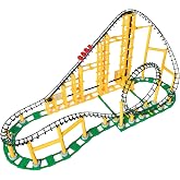 CDX Blocks: Sidewinder - 825 Pieces, Building Brick Set, Gravity Powered Looping Coaster Model, Promotes STEM Learning