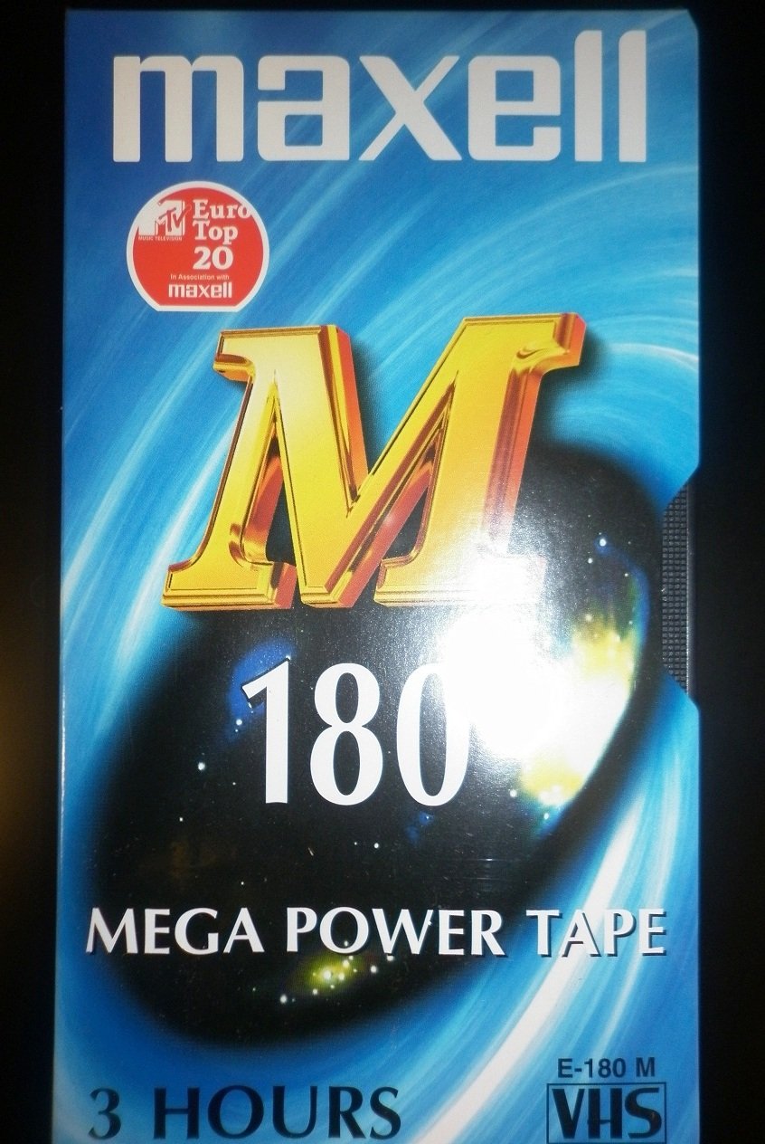 Maxell E180 (SP) Blank Tapes