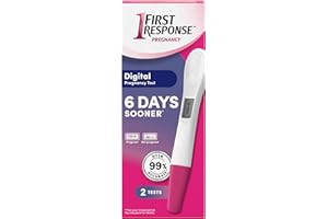 First Response Digital - Pregnancy Test Kit - Detect Pregnancy 6 Days Sooner Than Your Missed Period - 99% Accurate - Digital