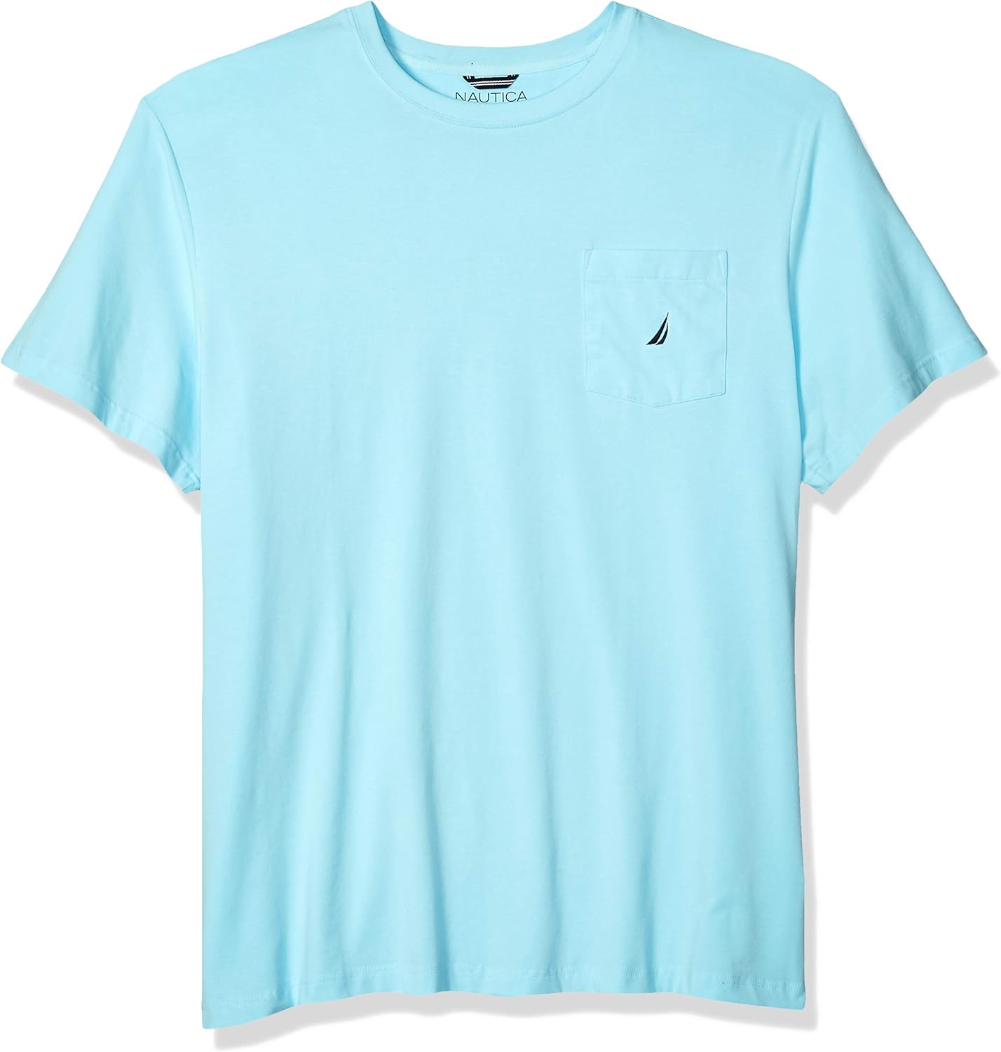 Nautica Men's Big and Tall Solid Crew Neck Short Sleeve Pocket T-Shirt | 