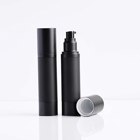 Download Amazon Com 2 Pack 50ml Matte Black Airless Pump Bottle Luxury Container Refillable Cosmetic Dispenser Kitchen Dining