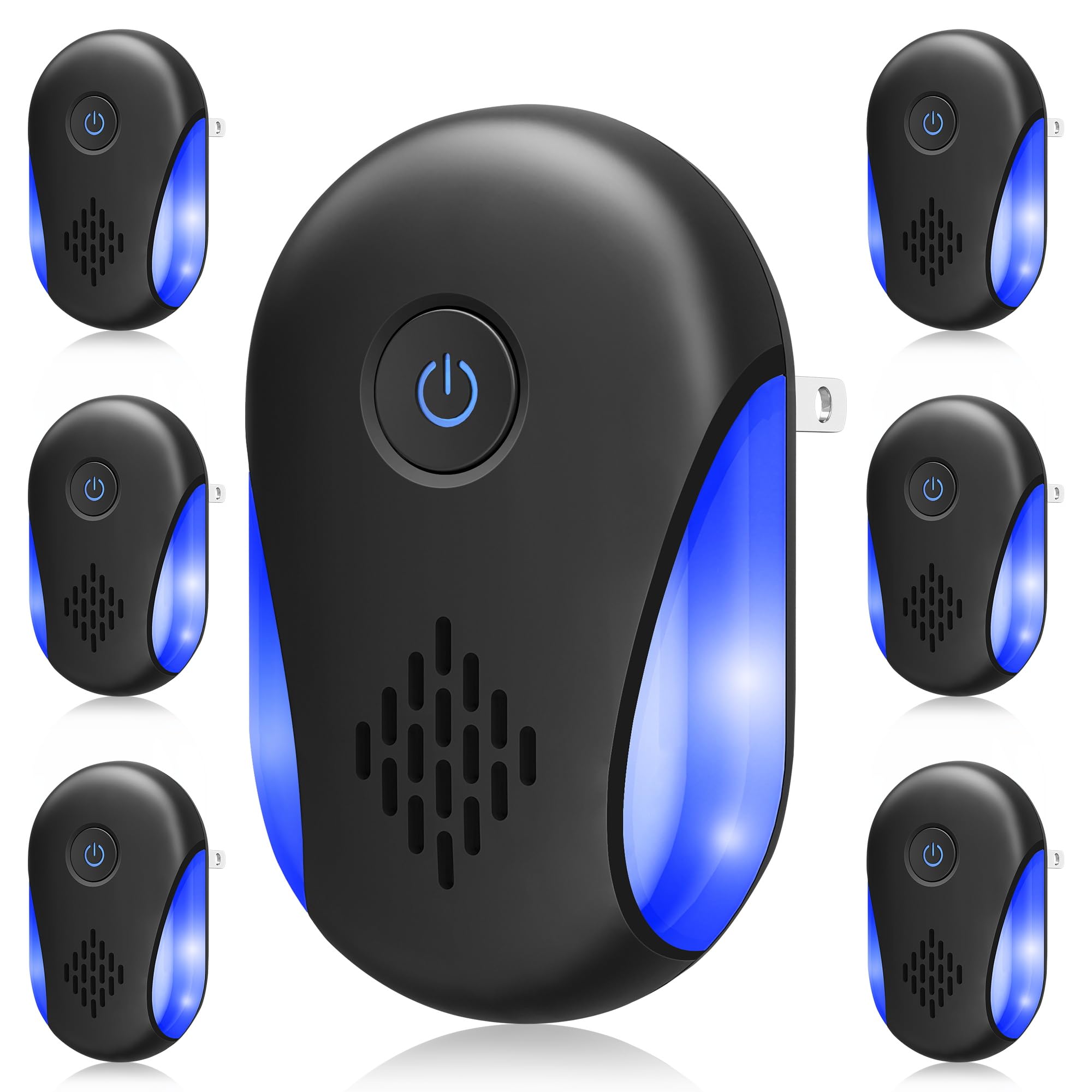 Photo 1 of (2025 Upgraded) Ultrasonic Insect & Pest Indoor Repeller, Plug-in Control Electronic Repellent for Rodent, Mice, Rats, Roaches, Bugs, Ants, Spiders, Mosquitoes, Home, 2 Mode Switching (6 Pack)1070720212