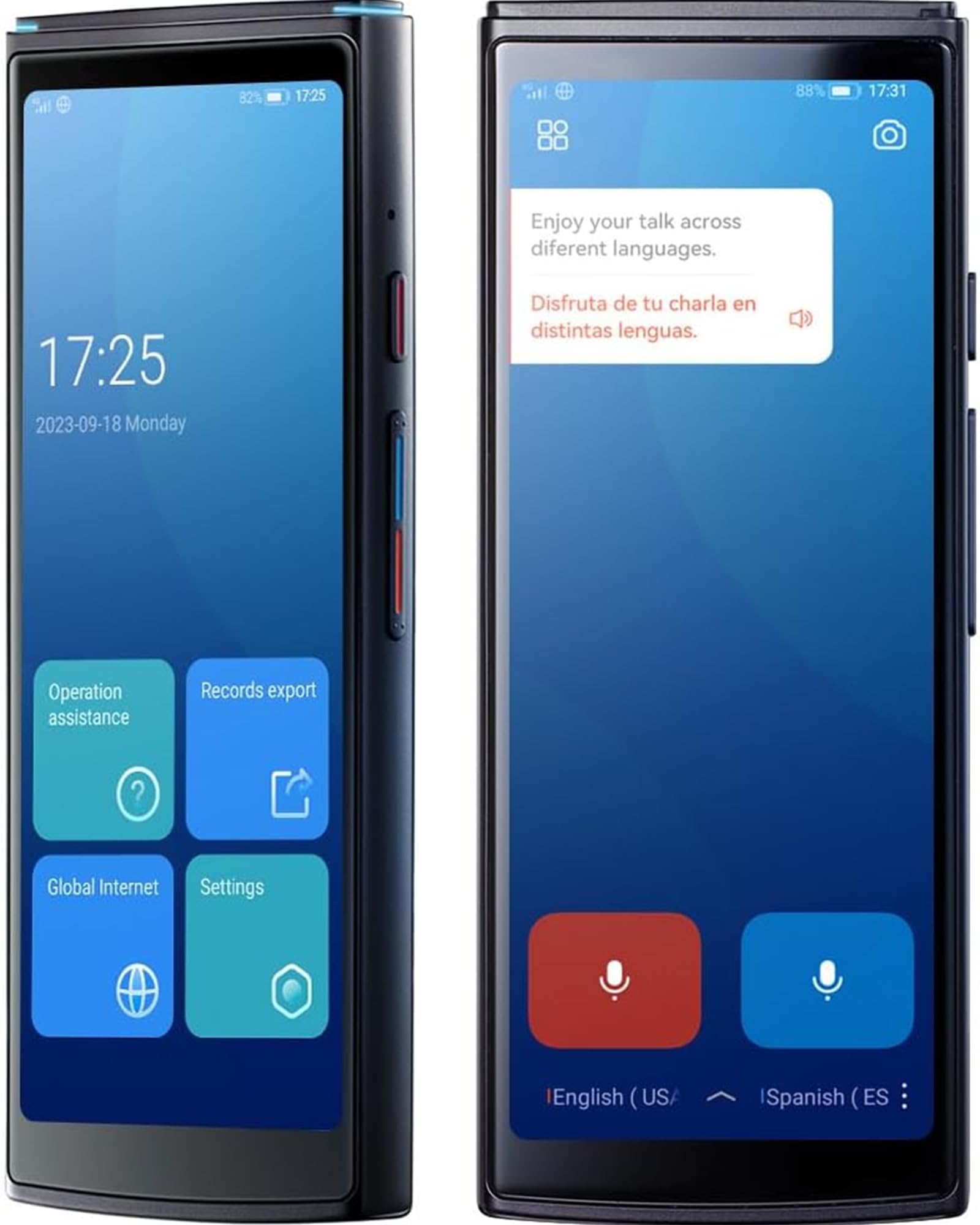 Jarvisen Language Translator Device, Two-Way Instant Voice Translator for 108 Languages, Real-Time Translation Device with Online Offline Translation, Portable Traductor for Travel, Business