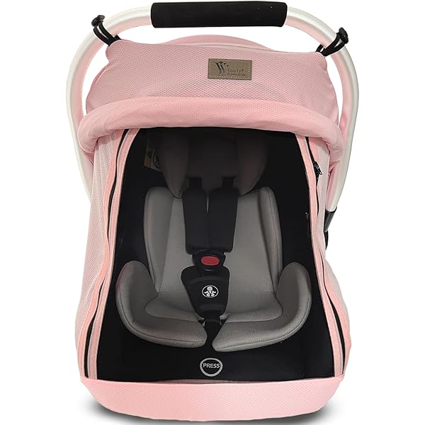 DILIMI Baby Car Seat Head And Body Support, 2-in-1 Infant Car Seat