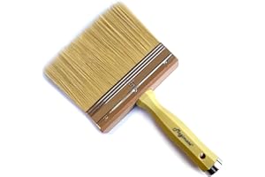 6 Inch Extra-Wide Paint Brush Large Block Stain Brushes Household Bristle Paint Brush for Walls, Dusting, Limewash, Wood Deck