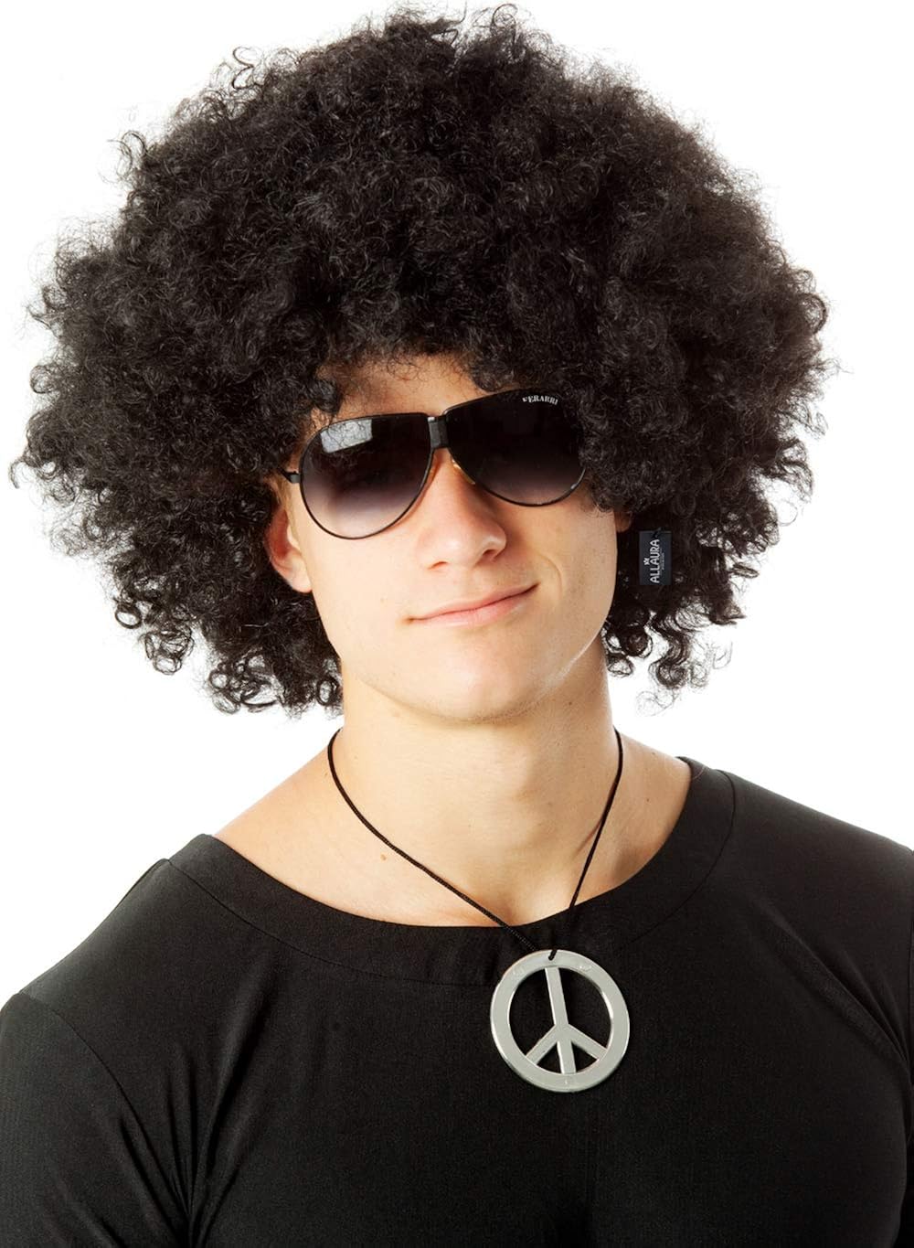 Afro Wig Fits Men Women. 70s Disco Afro Wigs. Big Black