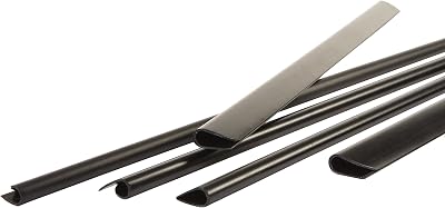 Pavo A4 3 mm Slide Binders Pack of 25 Black 3 to 25 sheets