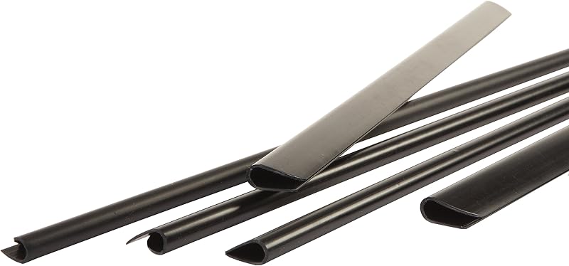 Pavo A4 3 mm Slide Binders Pack of 25 Black 3 to 25 sheets