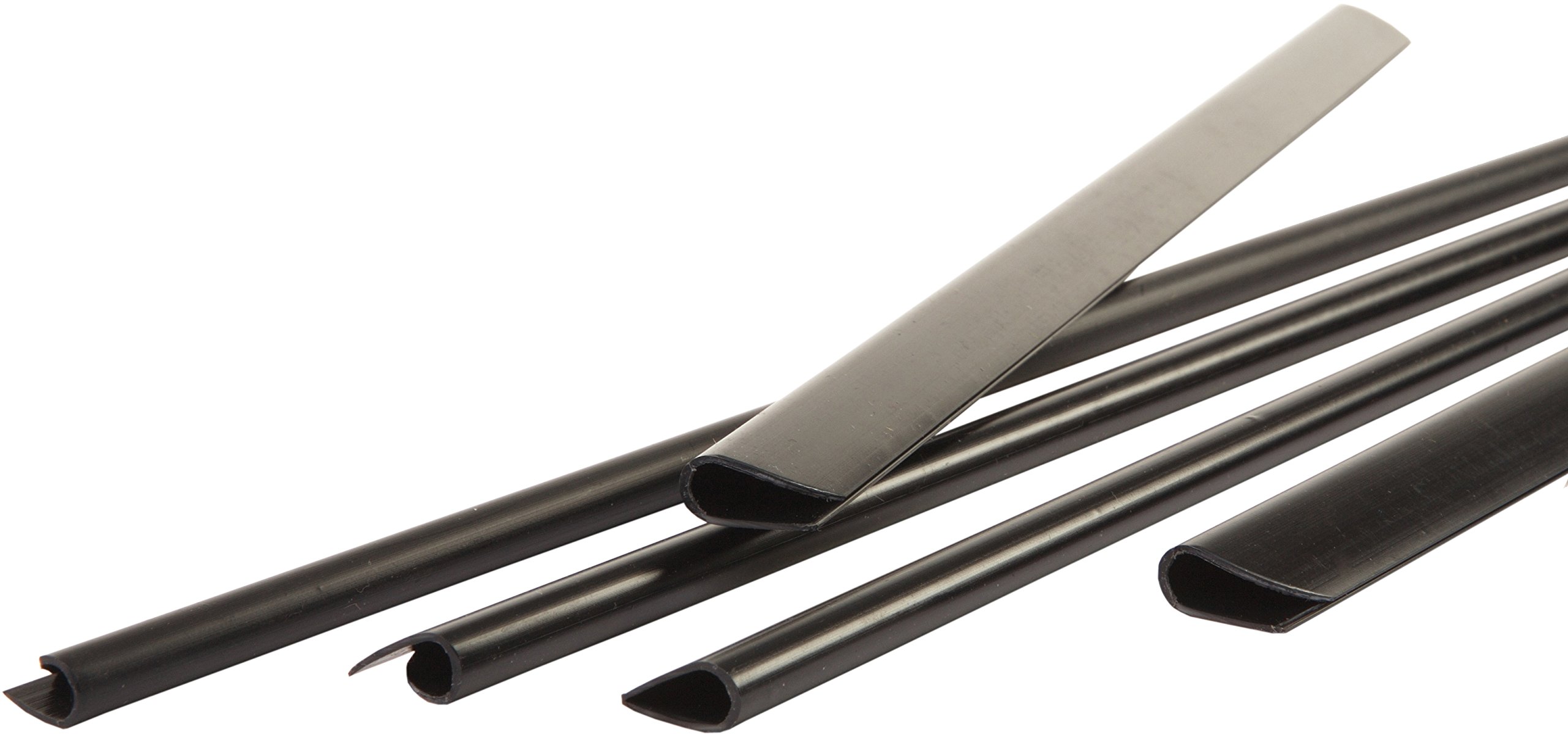 Pavo - A4 3 mm Slide Binders ,capacity: 3 to 25 sheets - Black (Pack of 25)