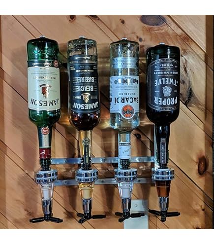 Amazon.com: Barbarian Liquor Dispenser for Home Bar 3/4/6 Bottle