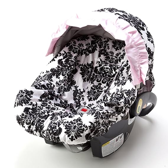 cow print car seat and stroller