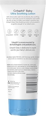 Cetaphil Baby Ultra Soothing Lotion Shea Butter 8 oz Dry Skin Moisturize view 7