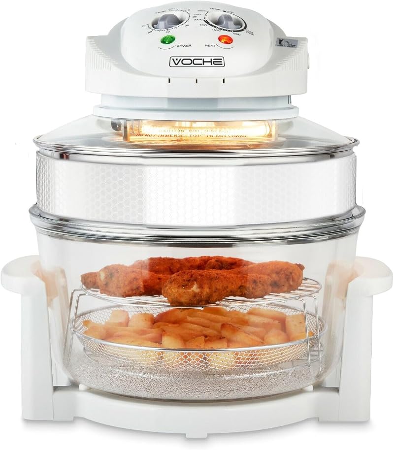 Tooltime Voche 1400W Halogen Oven Air Fryer 17L Low Fat Cooker