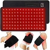 Red Light Therapy, Infrared Light Therapy for Body Waist Back Shoulder Leg Knee Muscle, 660nm 850nm Wearable Large 16"x7.8" Pad with Timer Remote, Ideal Gift for Woman Man