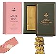 Angel Hair & Dubai Chocolate Gift Box – Kunafa Pistachio 200g + Chocolate Cotton Candy Bar 170g – Luxury Assorted Sweets with Strawberry & Pistachio – Holiday, Birthday, Celebration Treat (1-Pack)