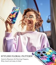 Avocase for iPhone 16 Pro Case, Colorful Oil