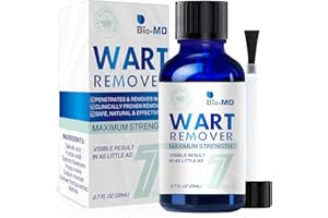 Bio-MD Fast Acting Gel Wart Remover Freeze Off - Fast-Acting Wart Freeze Off - Wart Removal for Plantar Wart, Genital Wart, H Warts, Common Wart, Flat Wart, Corn, Callus, Warts