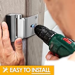 Home Security Door Lock, 2 Pack Childproof Door